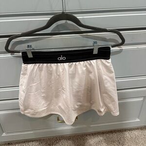 ALO Yoga White Maxi Skirt